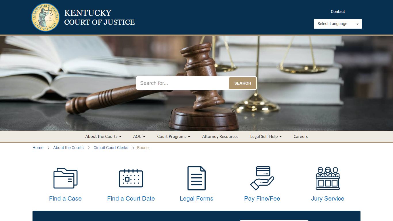 Boone - Kentucky Court of Justice
